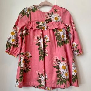 Pink Chicken 12/18M Pink Floral Dress